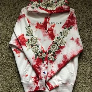 Civil Regime Reverse Weave Champion Red Crystal